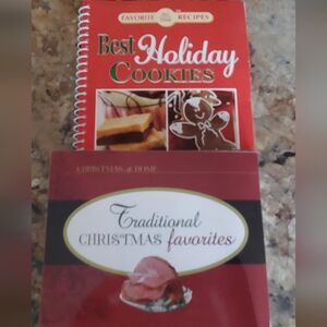 2 Cookbooks Traditional Christmas Favorites & Best Holiday Cookies